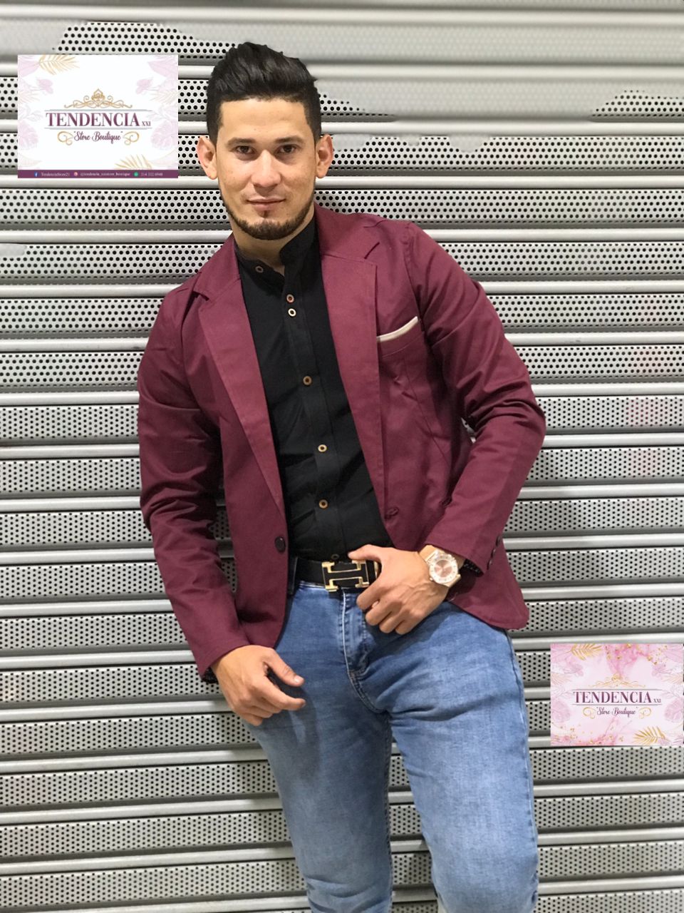 BLAZER DE CABALLERO EN DRIL FORRADO