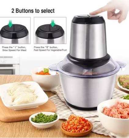 Procesador de alimentos de 2 litros: ¡Practicidad y potencia para tu cocina!
